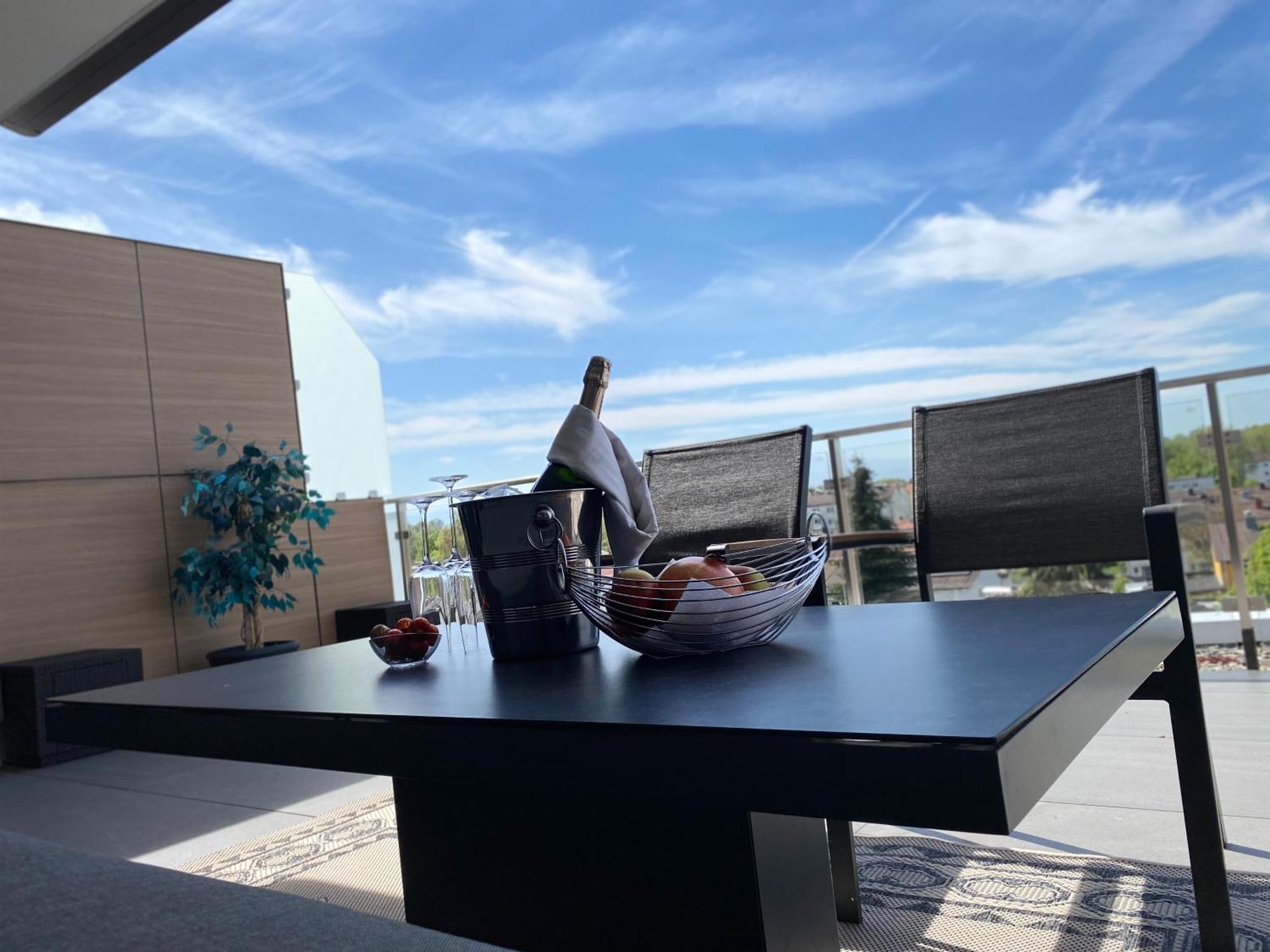 Penthouse Apartment Mit Alpenblick Φριντρισχάφεν Εξωτερικό φωτογραφία