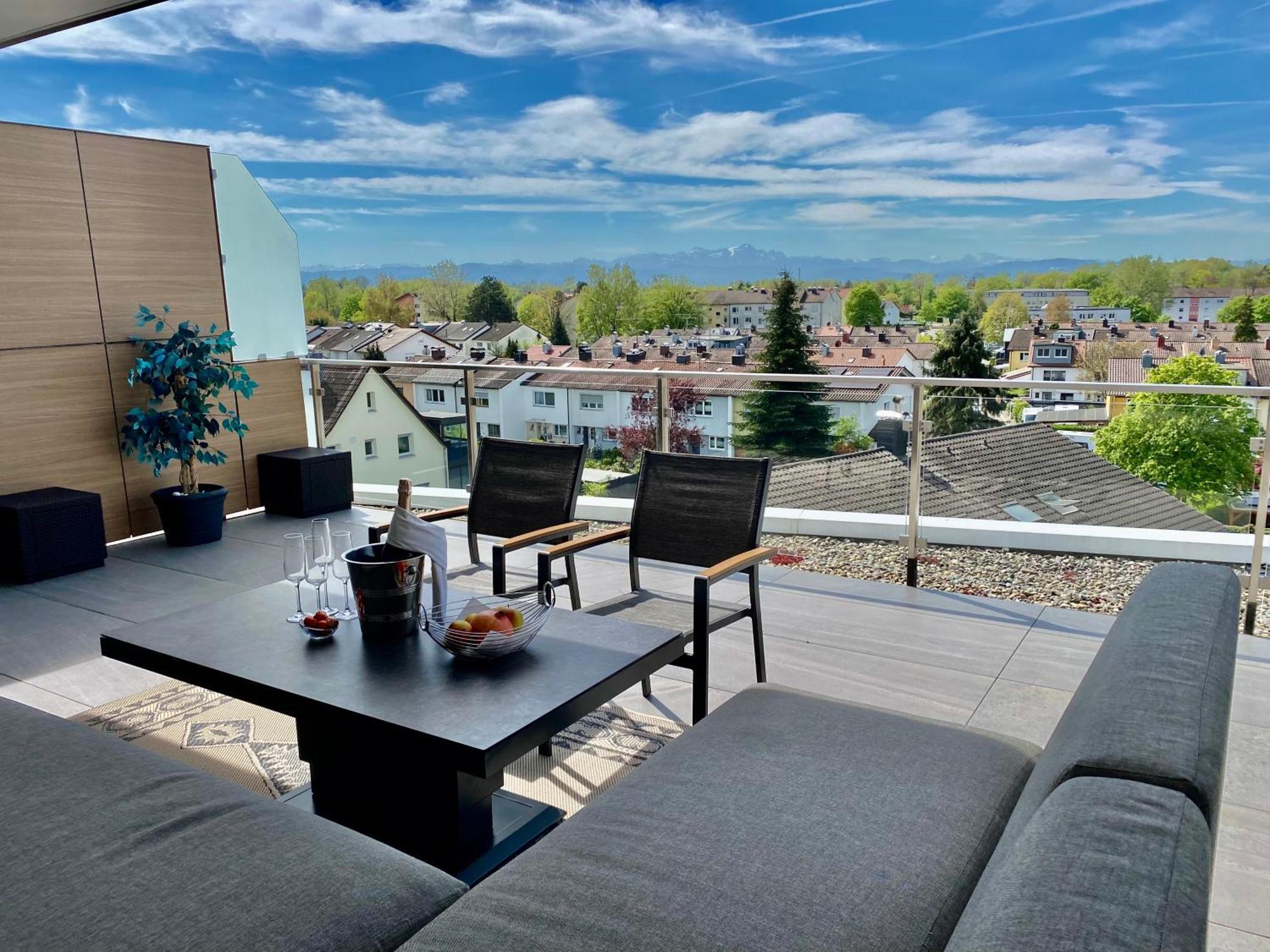 Penthouse Apartment Mit Alpenblick Φριντρισχάφεν Εξωτερικό φωτογραφία